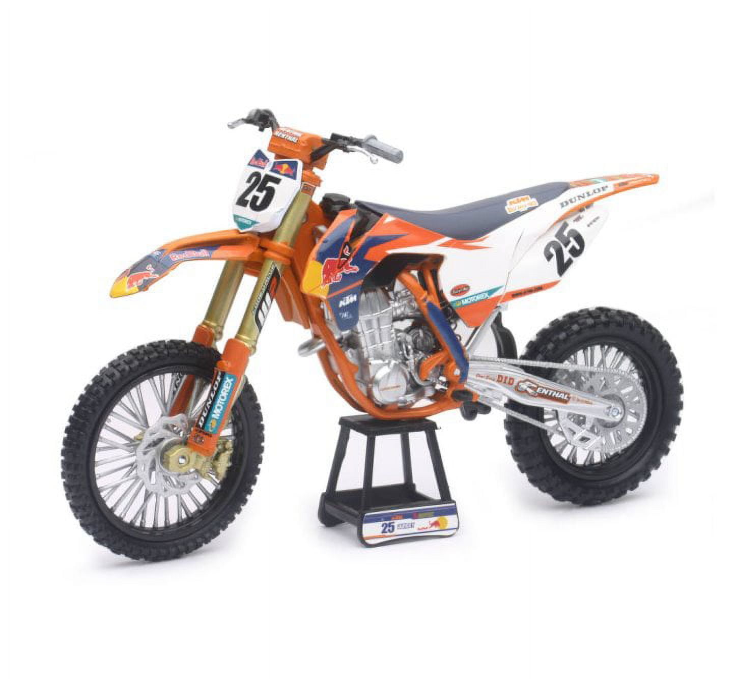 レイ Red Bull KTM 450SX-F, Marvin Musquin #25 - New Ray 57963 - 1/10