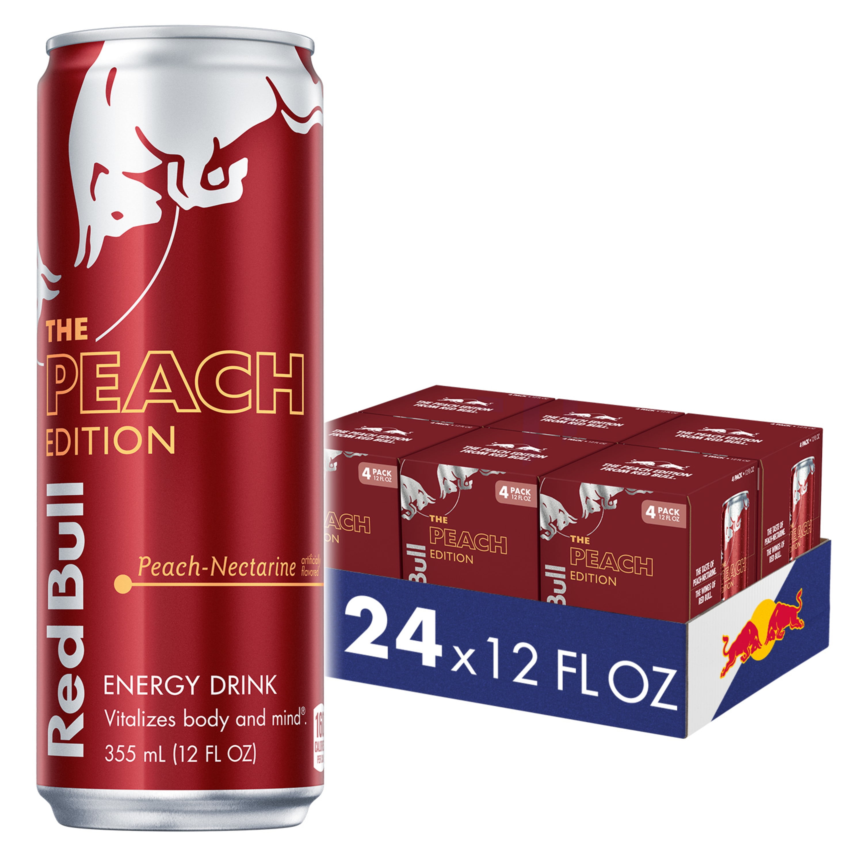 Red Bull Peach Edition Energy Drink 12 Fl Oz 6 Packs Of 4 Cans red-bull-peach-edition-energy-drink-12-fl-oz-6-packs-of-4-cans