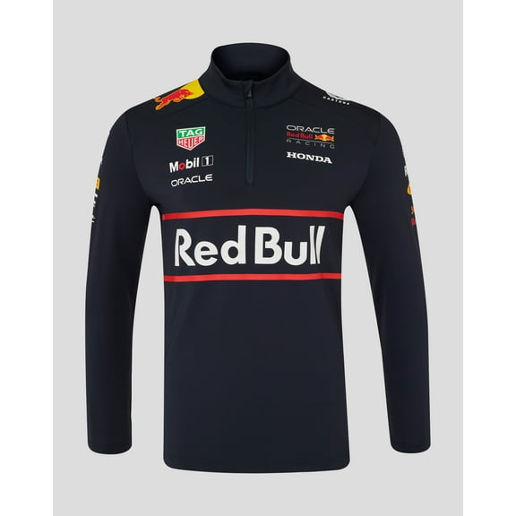 Red Bull Racing F1 2025 Team 1/4 Zip Mid Layer Navy