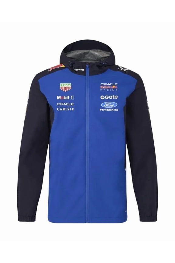 F1 2026 Team Rain Jacket - Blue/Navy