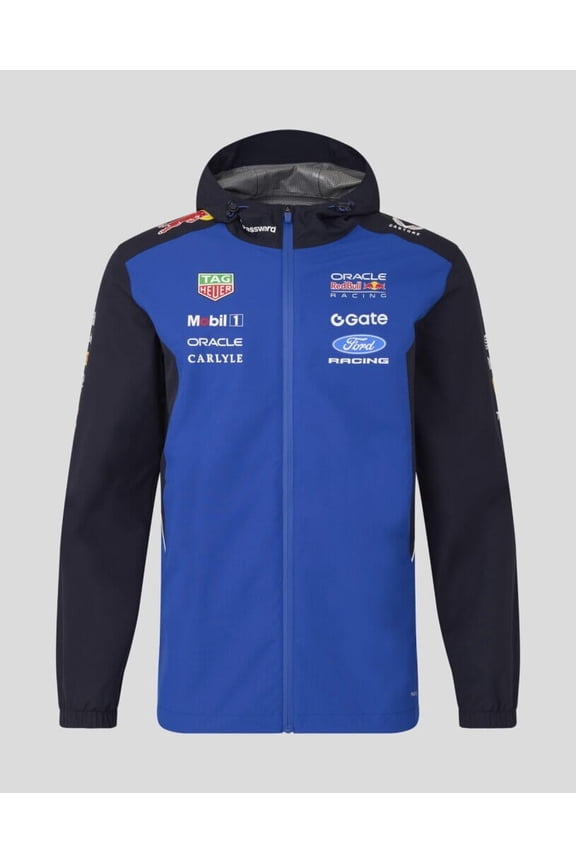 F1 2026 Team Rain Jacket - Blue/Navy