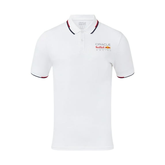 Red Bull Racing F1 Core Full Color Logo Polo - Night Sky/Brilliant White