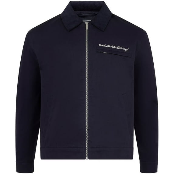 Red Bull Racing F1 Heritage Script Work Jacket - Navy