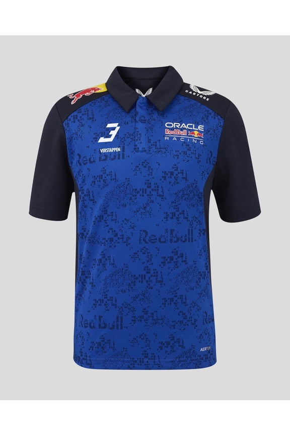 F1 Kid's 2026 Max Verstappen Team Polo- Youth Blue, XL