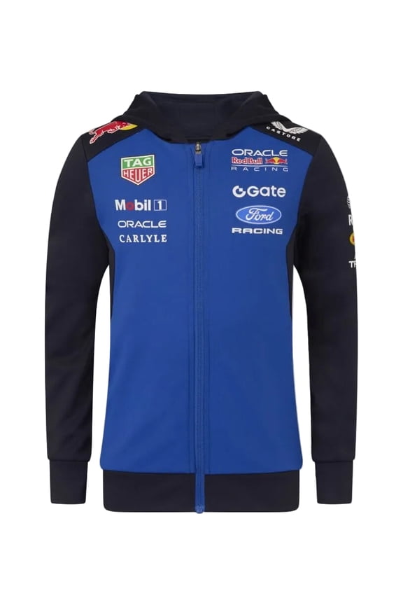 F1 Kid's 2026 Team Full Zip Hoodie- Youth Blue/Navy