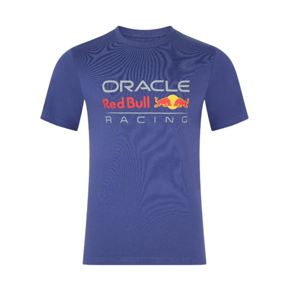 Red Bull Racing F1 Large Front Logo T-shirt - Gray/White/Navy/Blue