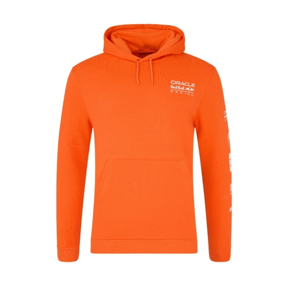 Red Bull Racing F1 Max Verstappen Puzzle Pullover Hoodie - Exotic Orange