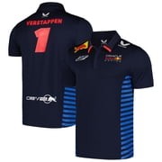 Mens Max Verstappen Navy Red Bull Racing 2024 Team Polo