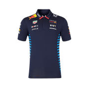 Red Bull Racing F1 Mens 2024 Team Polo Shirt- Navy