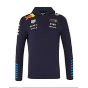 Red Bull Racing F1 Mens Team Pullover Hoodie- Navy