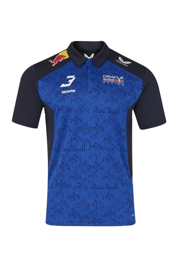 F1 Men's 2026 Max Verstappen Team Polo Shirt- Blue, XL