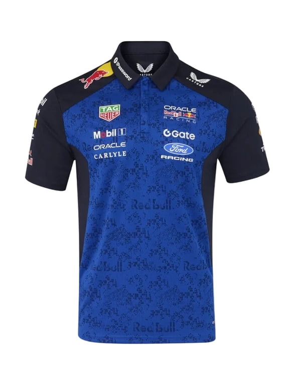F1 Men's 2026 Team Polo Shirt- Blue/Navy