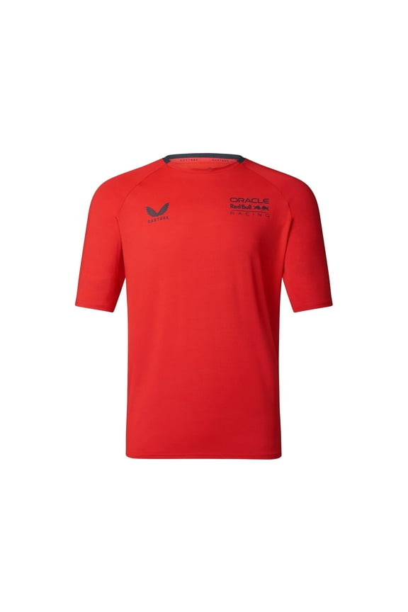 F1 Men's Lifestyle T-Shirt - Flame Scarlet/Night Sky/White