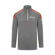 Red Bull Racing F1 Mens Long Sleeve Zip Tech T-Shirt