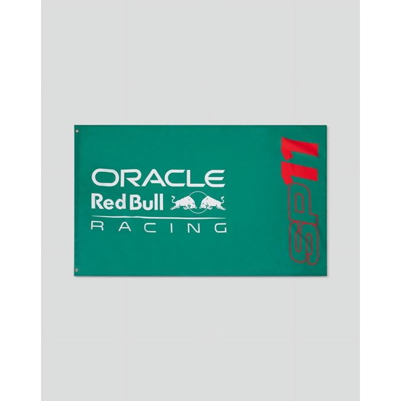 Red Bull Racing F1 Sergio "Checo" Perez Flag - Green