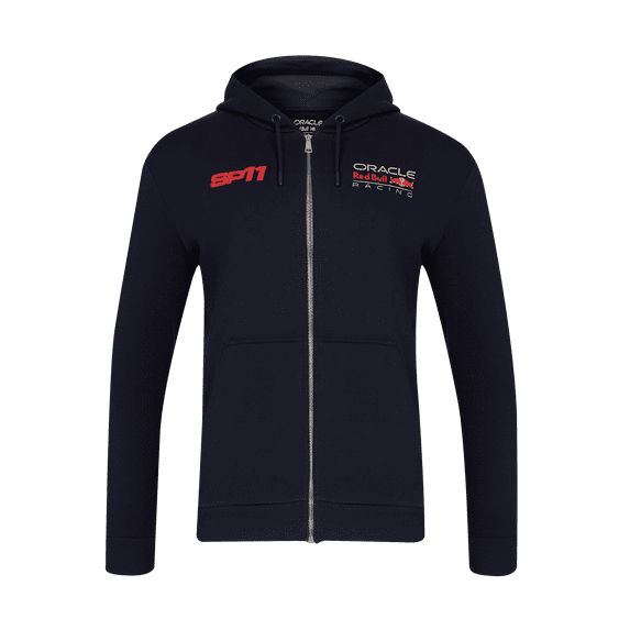 Red Bull Racing F1 Sergio "Checo" Perez Race Car Full Zip Hoodie - Navy