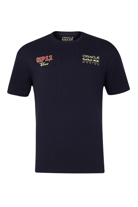 F1 Sergio "Checo" Perez Vintage Oversized T-Shirt - Off White/Navy