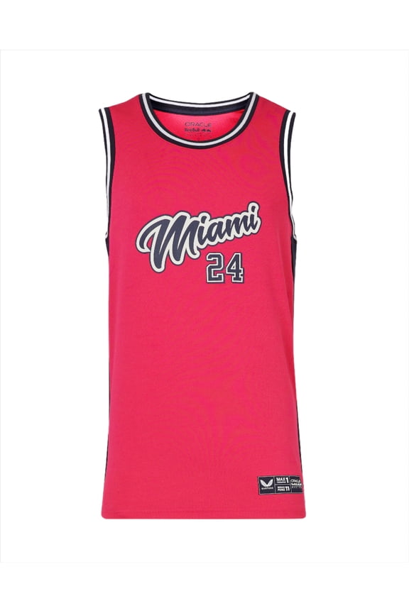 F1 Special Edition Miami GP Basketball Jersey - Beetroot Purple