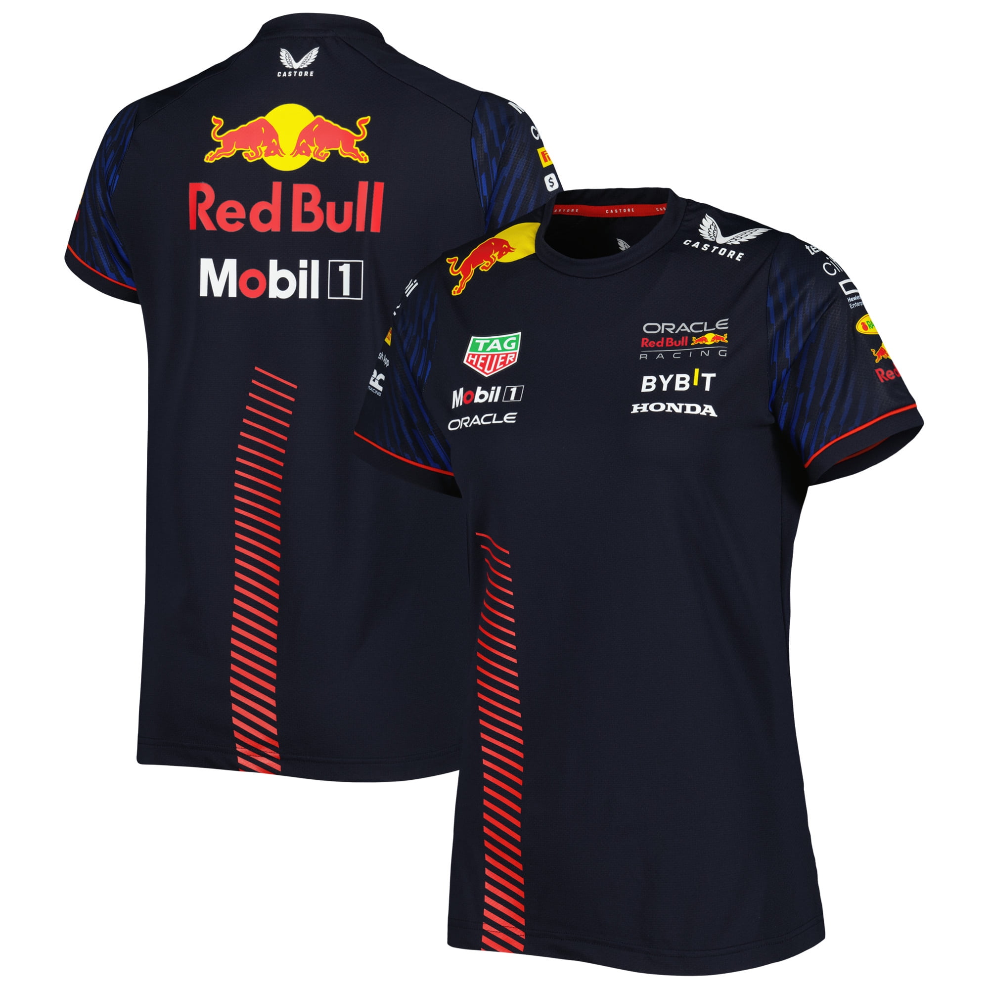 Red Bull Racing F1 Womens 2023 Team T-Shirt- Navy