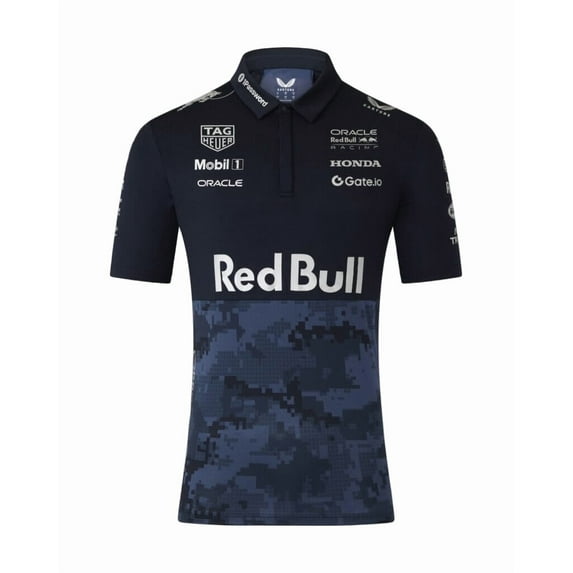 Red Bull Racing F1 x HypeBeast 2025 Special Edition Track Polo Shirt - Navy