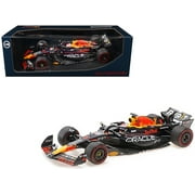 Red Bull Racing RB19 #1 Max Verstappen Oracle 2nd Place F1 Formula One Sprint Race Qatar GP 2023 with Driver Limited Edition to 480 pieces Worldwide 1/18 Diecast Model Car by Minichamps