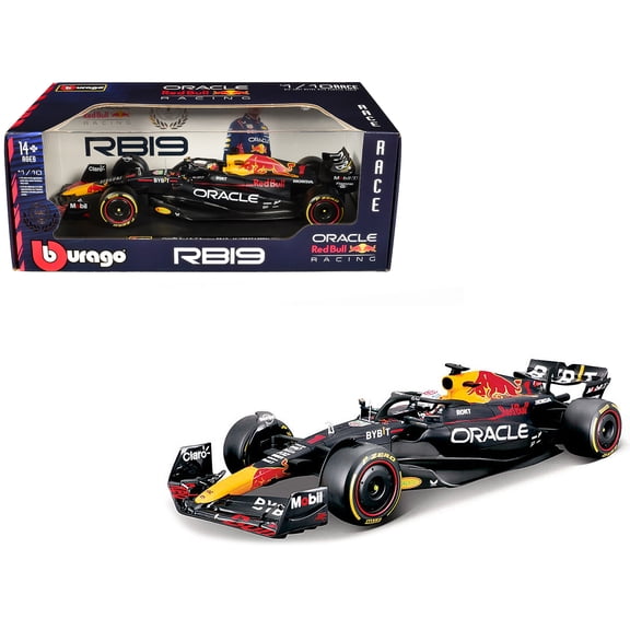 Red Bull Racing RB19 #1 Max Verstappen "Oracle" Champion Formula One F1 World Championship (2023) "Race" Series 1/18 Diecast Model Car by Bburago