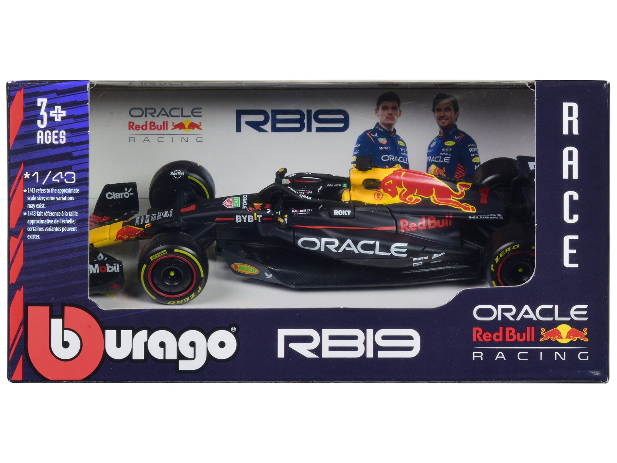 Amazon.com: Bburago 1:43 Race Oracle Red Bull Racing RB19