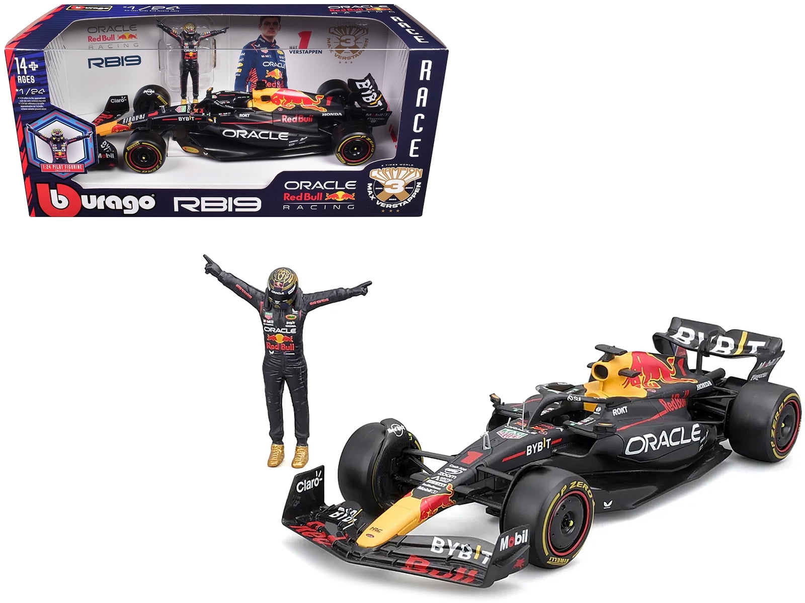 Carrera Oracle Red Bull Racing プルバックカー Carrera GO F1 Oracle Red Bull Racing RB19 Verstappen 1/43