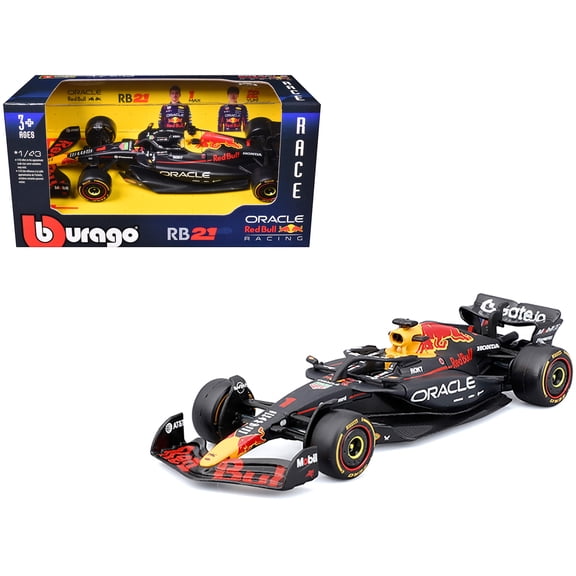Red Bull Racing RB21 #1 Max Verstappen "Oracle" F1 World Championship (2025) "Race" Series 1/43 Diecast Model Car by Bburago