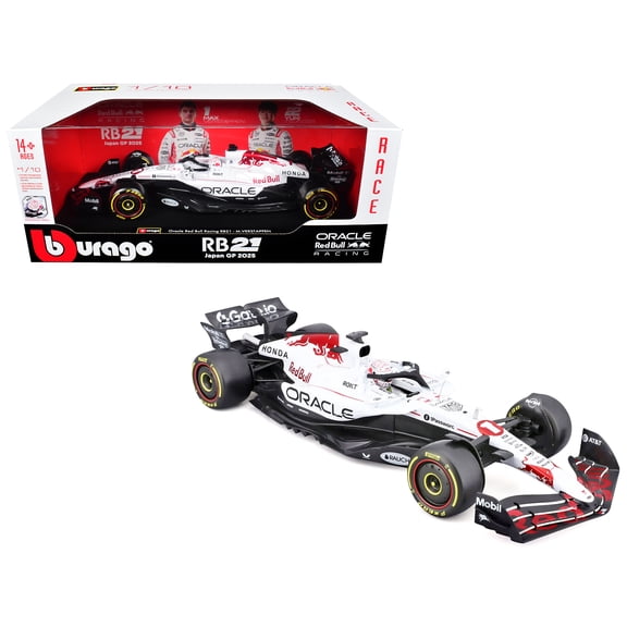 Red Bull Racing RB21 #1 Max Verstappen "Oracle" Winner Formula One F1 "Japanese GP" (2025) "Race" Series 1/18 Diecast Model Car by Bburago