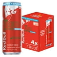 thumbnail image 1 of Red Bull Red Edition Sugarfree Energy Drink, Watermelon, 114mg Caffeine, 12 fl. oz., Pack of 4 Cans, 1 of 10