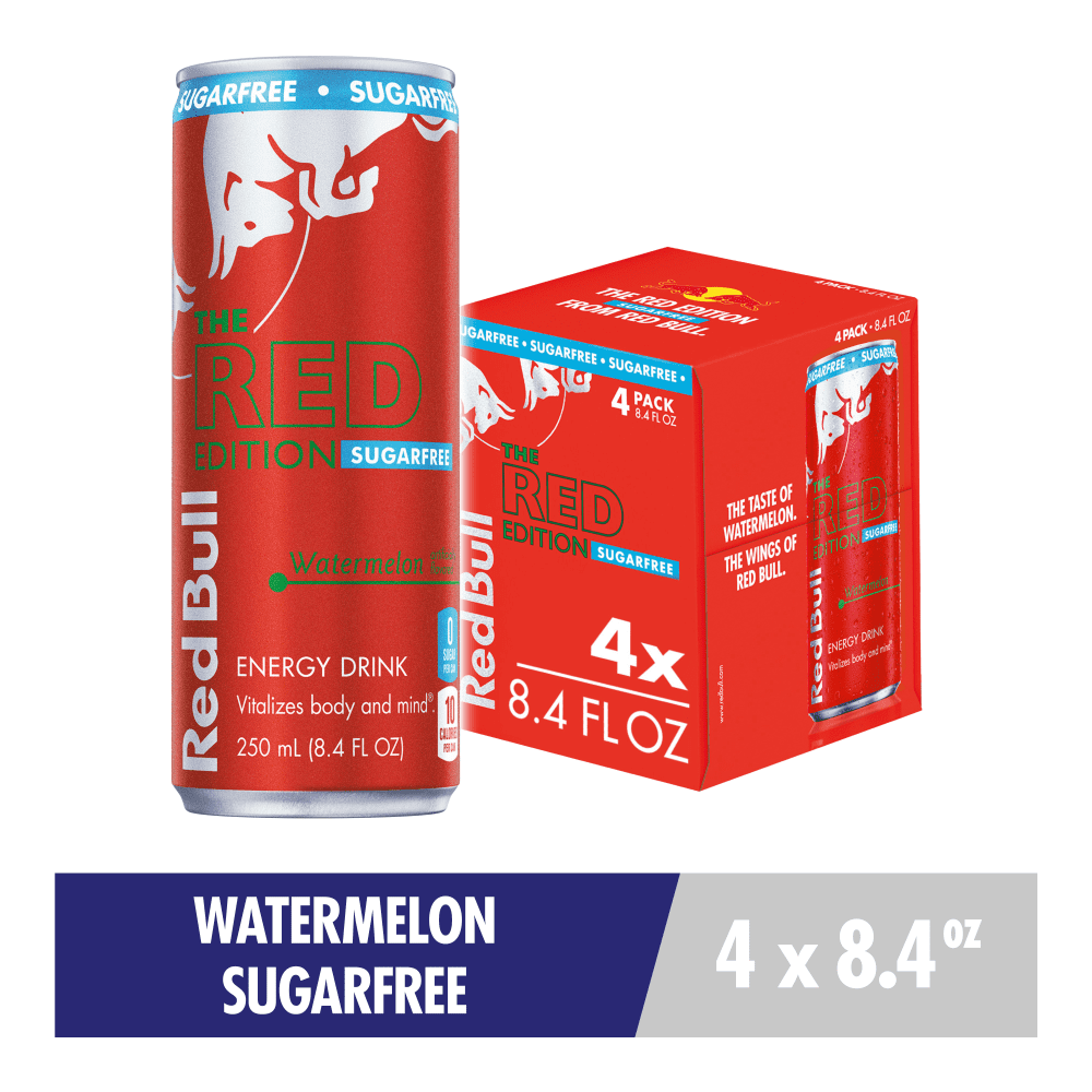 Red Bull Red Edition Sugar Free Watermelon Energy Drink