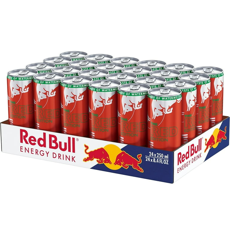The Red Edition Energy Drink, Watermelon, 8.4 oz Can, 24/Carton The Red Edition Energy Drink, Watermelon, 8.4 oz Can, 24/Carton