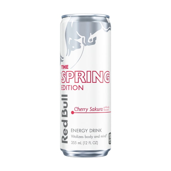 Red Bull Spring Edition Energy Drink,  Cherry Sakura,  12 fl. oz. can,  114mg Caffeine