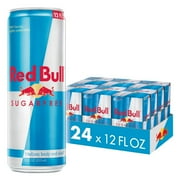 Red Bull Sugarfree Energy Drink, 12 fl oz, 6 Packs of 4 Cans