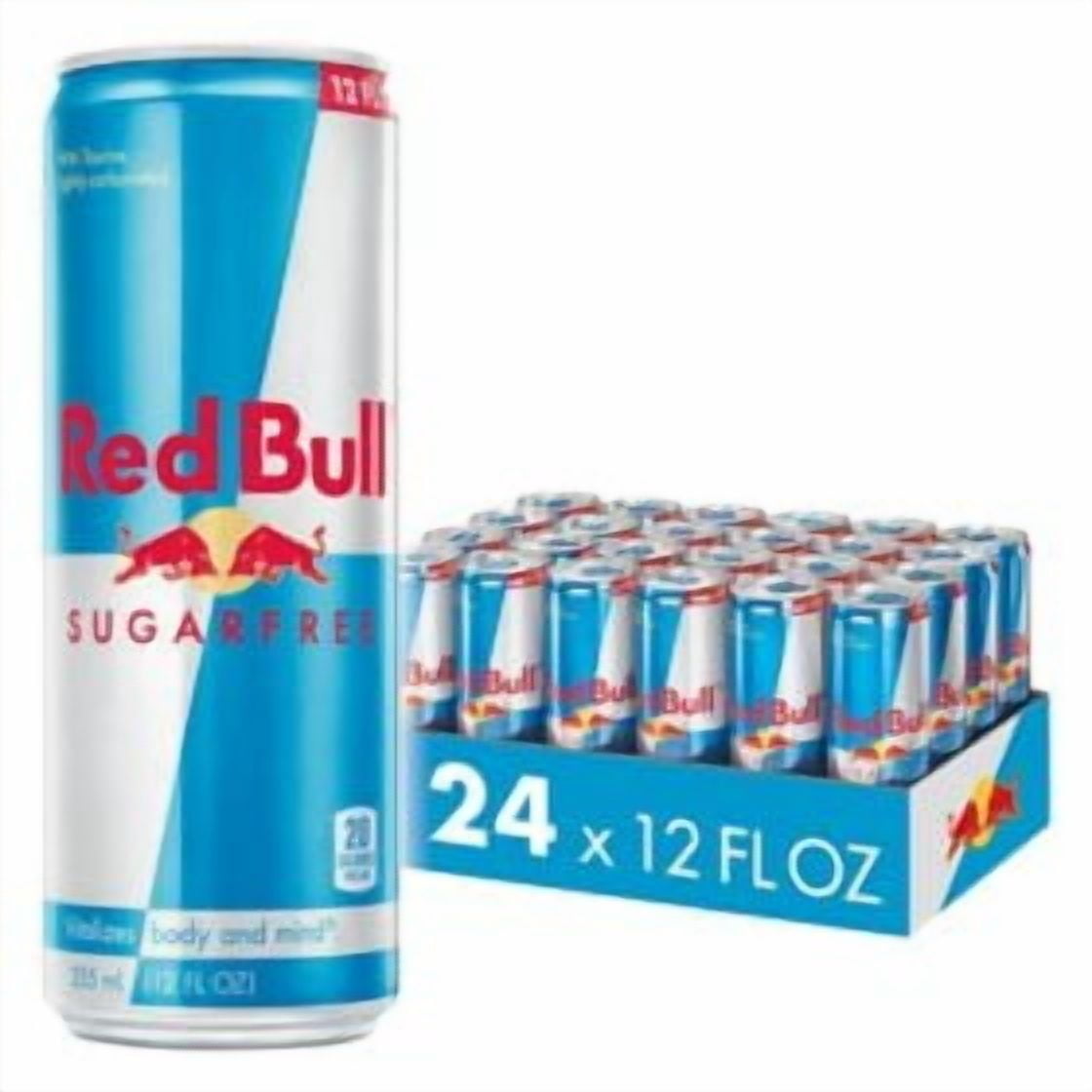 Red Bull Sugar-Free Energy Drink 12 fl. oz., 24 count..pack of 2