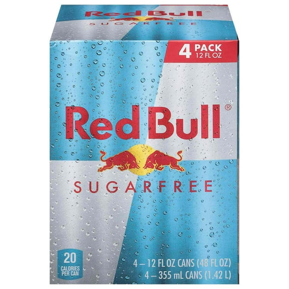 Red Bull Sugar Free Energy Drink 4 pk Cans 12 oz