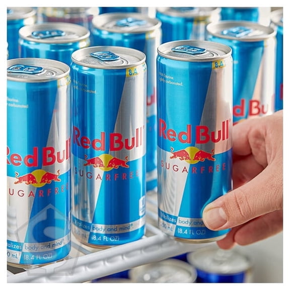 Red Bull Sugar-Free Energy Drink 8.4 fl. oz. Can - 48/Case