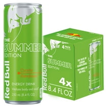 Red Bull Summer Edition Curuba Elderflower Energy Drink, 8.4 Fl Oz, 4 Cans