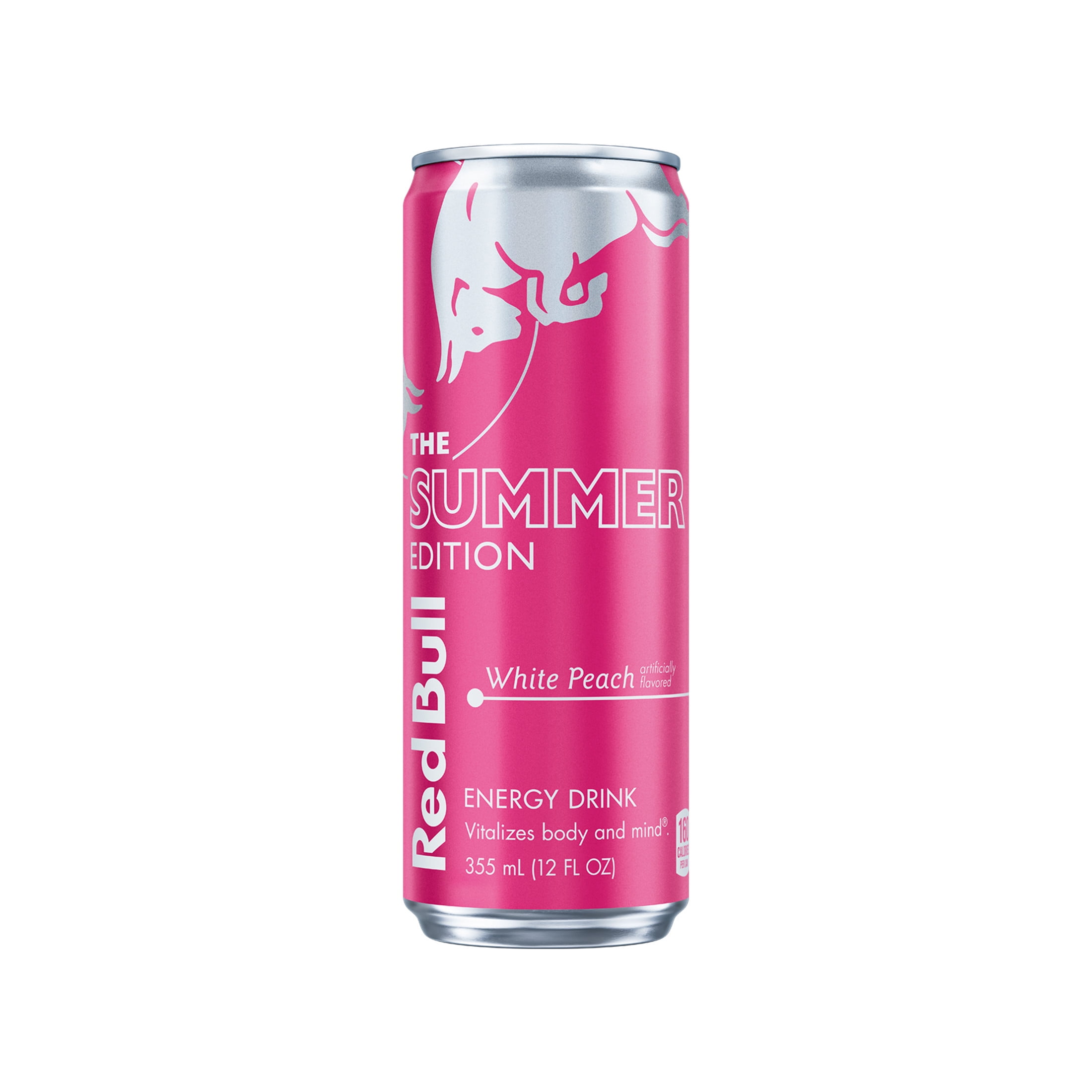 Red Bull Summer Edition Energy Drink,  White Peach,  12 fl. oz. Can,  114mg Caffeine