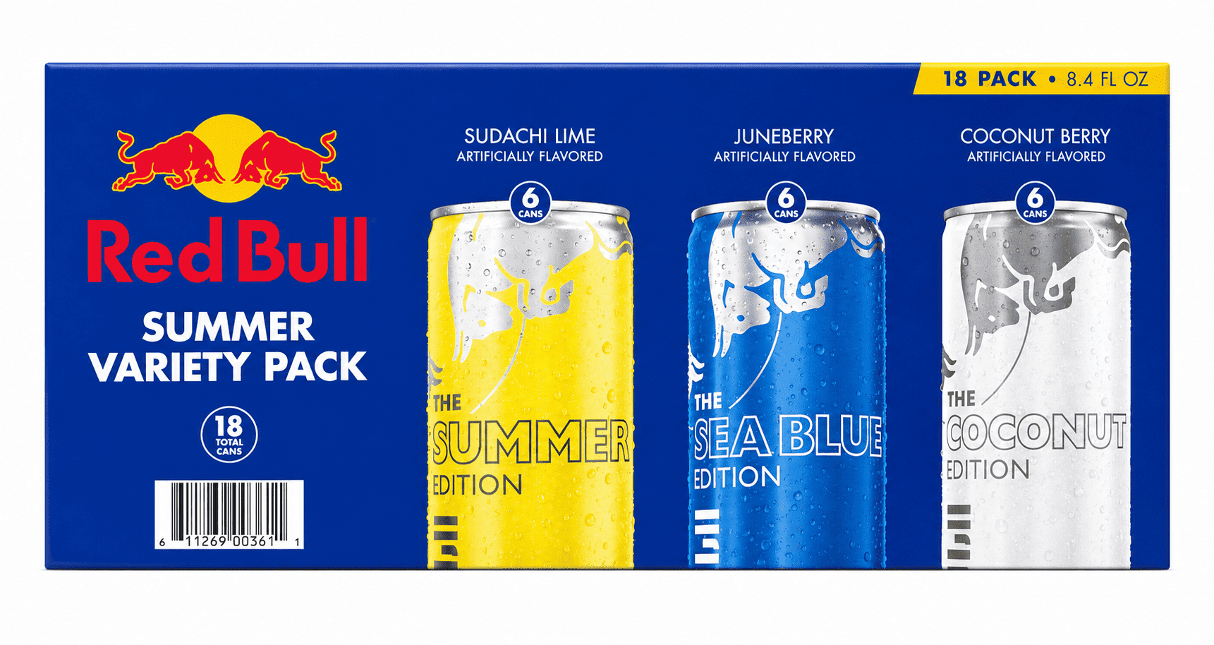 Red Bull THE SUMMER EDITION 2ケース　48本 Red Bull Summer Edition Variety Pack, 18 CT / 8.4 oz - Walmart.com
