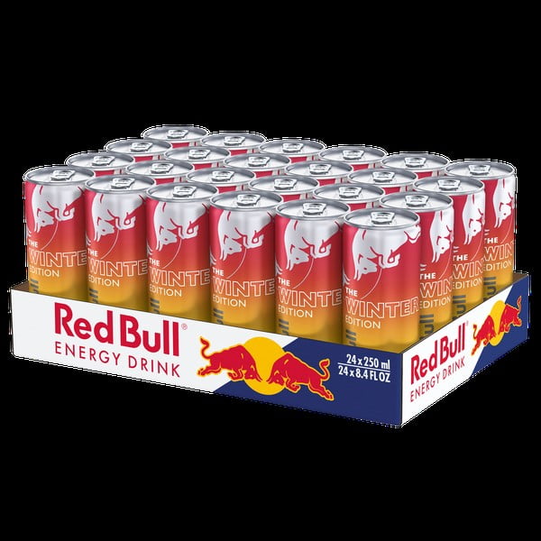 Red Bull, Energy Drink, Winter Edition Fuji Apple Ginger 24 pack