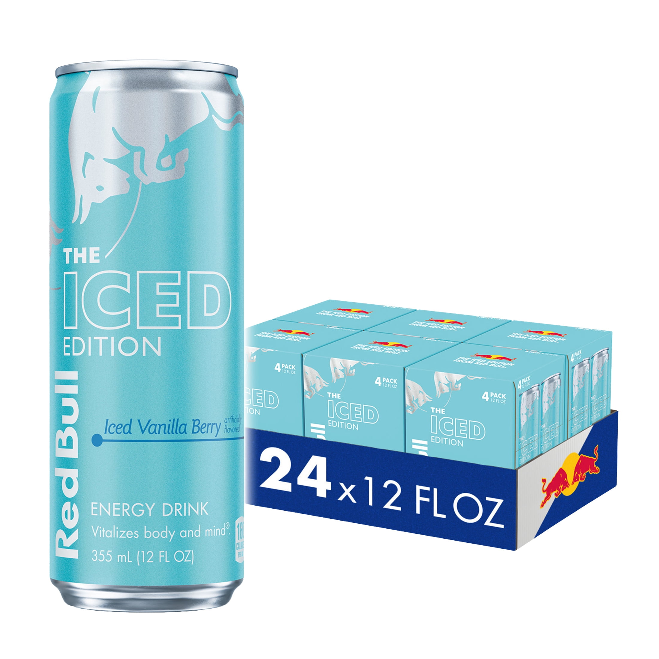 Red Bull Iced Edition Energy Drink,  Iced Vanilla Berry,  12 fl. oz.,  6 x 4 Cans