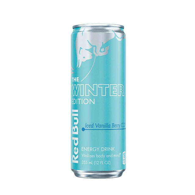 Red Bull Winter Edition Energy Drink, Iced Vanilla Berry, 12 fl.oz. can, with 114mg Caffeine, Taurine & B Vitamins