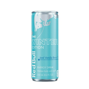 Red Bull Winter Edition Energy Drink, Iced Vanilla Berry, 8.4 fl.oz. can, with 80mg Caffeine, Taurine & B Vitamins