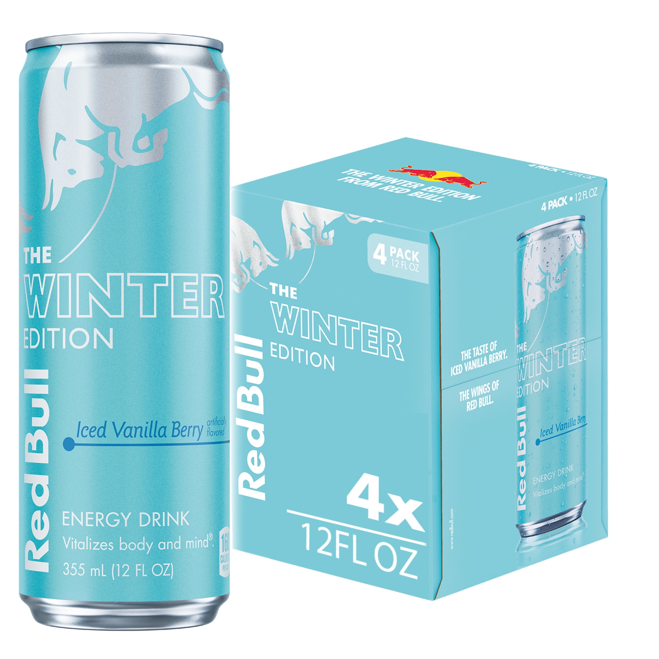 Red Bull Winter Edition Energy Drink, Iced Vanilla Berry, 12 fl.oz. can ...