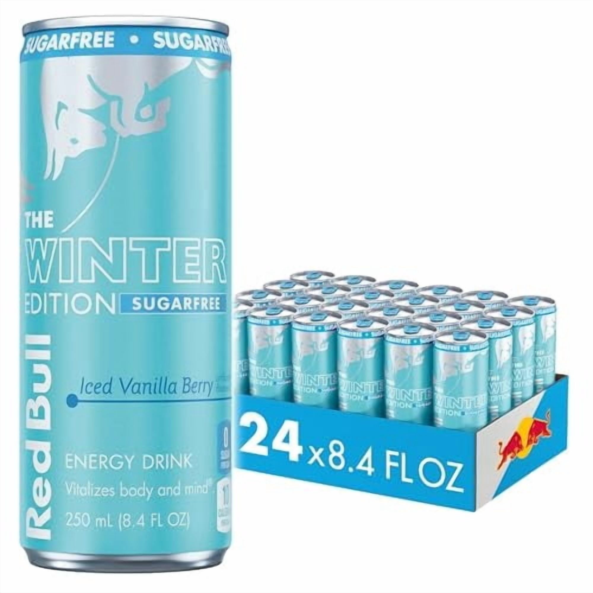Red Bull The Iced Edition Sugarfree Energy Drink 24 - 8.4 fl oz Cans
