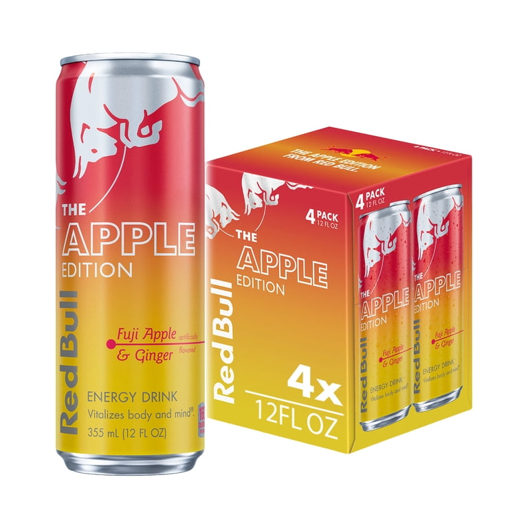 Red Bull, Energy Drink, Fuji Apple and Ginger, 12 fl oz - Walmart.com