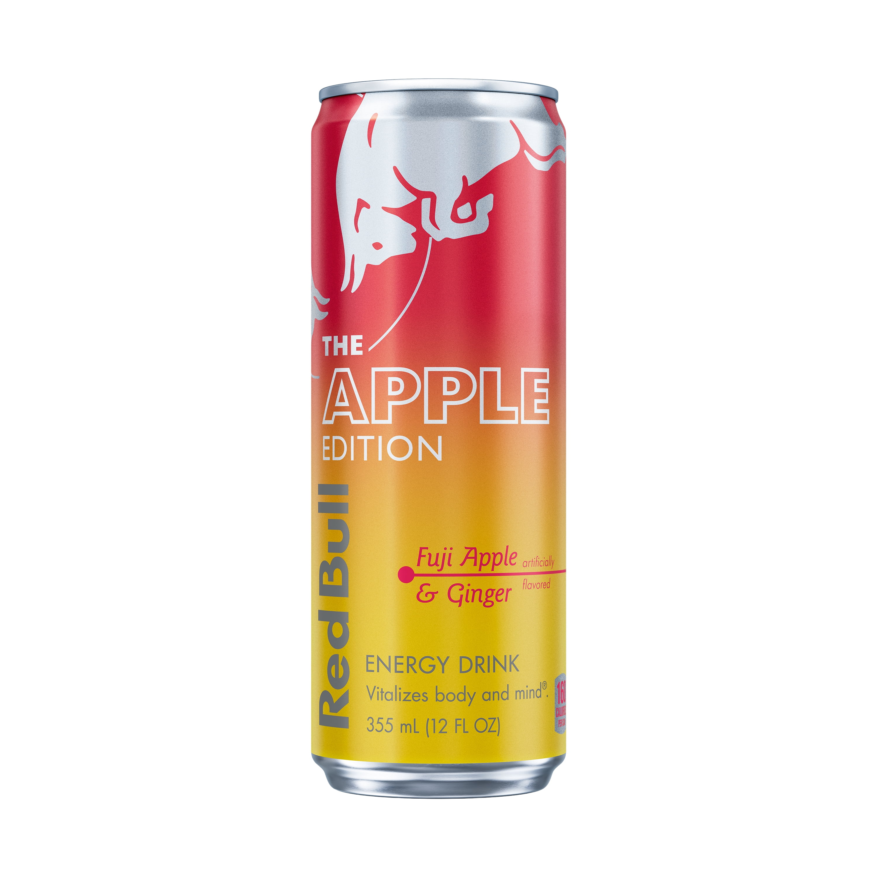 Red Bull Apple Edition Energy Drink, Fuji Apple & Ginger, 12 fl. oz. Can, 114mg Caffeine