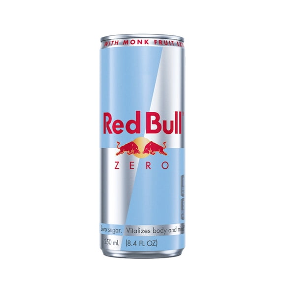 Red Bull Zero Energy Drink, 8.4 fl. oz. Can, 80mg Caffeine, Taurine & B Vitamins